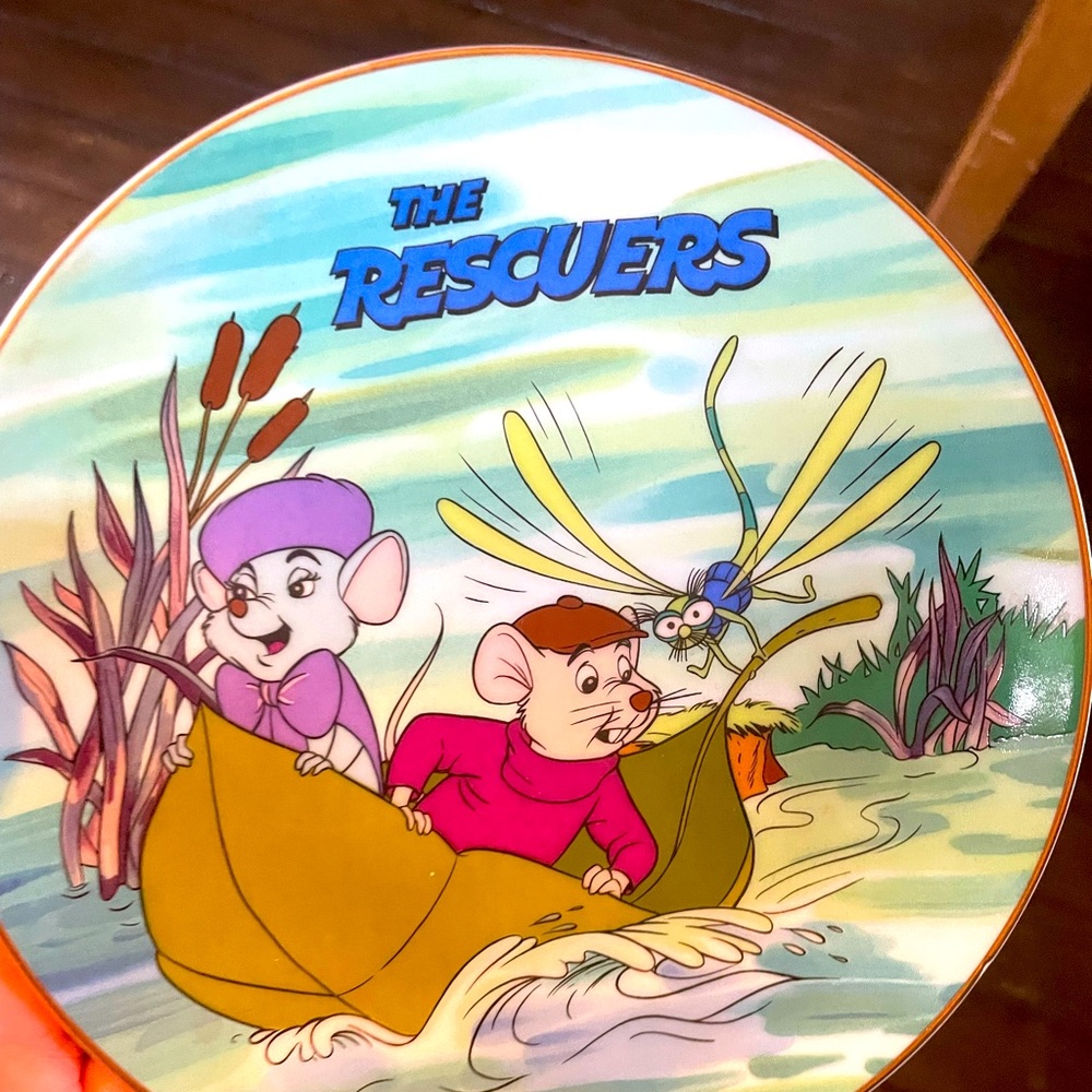 Disney The Rescuers Plate